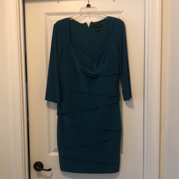 Turquoise Sheath Dress - Picture 3 of 6